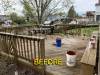 Deck Staining W Water Seal 1 BEFORE
